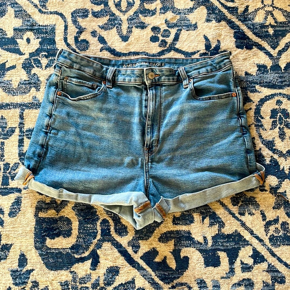American Eagle stretch jean shorts